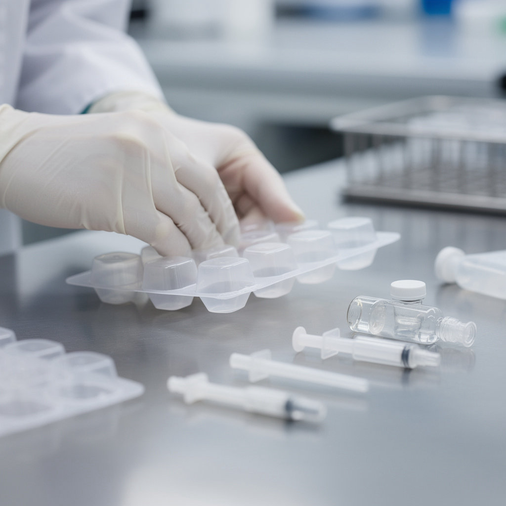 AMS Plastics healthcare and consumer packaging applications including medical device and pharmaceutical containers