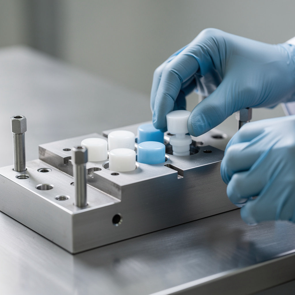 AMS Plastics injection molding case study showcasing precision healthcare and consumer packaging manufacturing